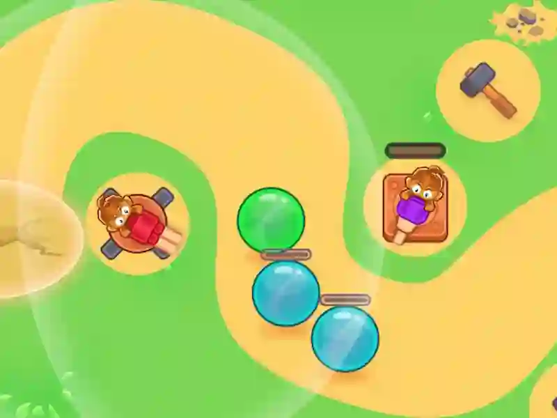 Spel Monkey Bubble Defense online