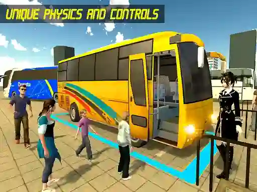 Spel Modern Bus Parking Advance Bus online