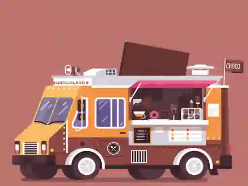 Spel Food and Drink Trucks Memory online
