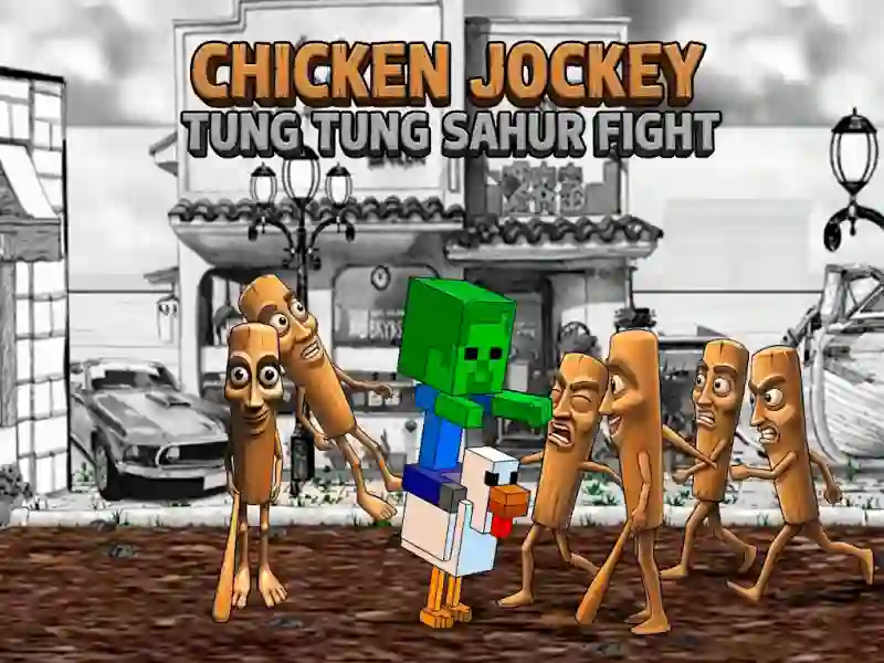 Spel Chicken Jockey Tung Tung Sahur Fight online