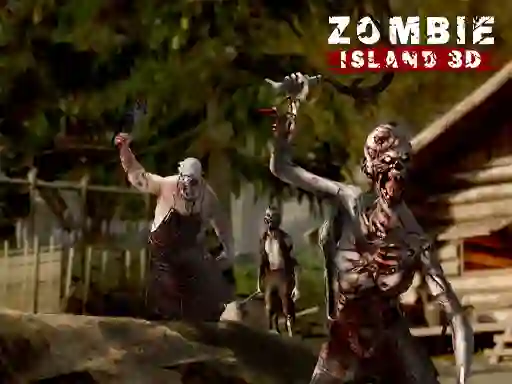 Spel Zombie Island 3D online