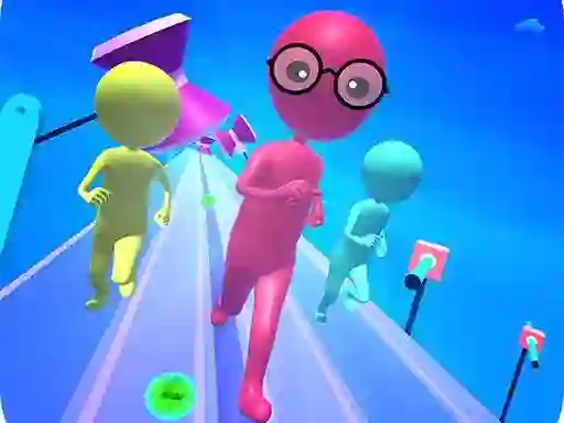 Spel Fun Run Race 3d online