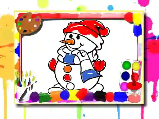 Spel Winter Coloring Book online