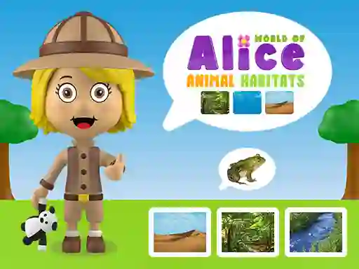 Spel World of Alice Animal Habitats online