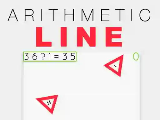 Spel Arithmetic line online