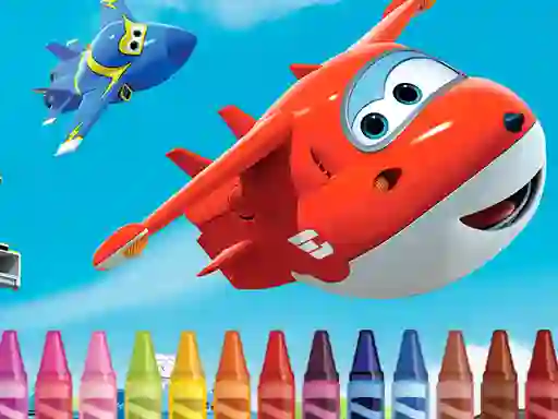 Spel Superwings Coloring online