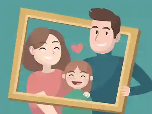 Spel Happy Family Puzzle online