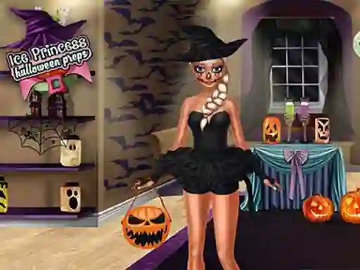 Spel Ice Queen Halloween Party online