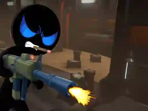 Spel Stickman Armed Assassin Cold Space online