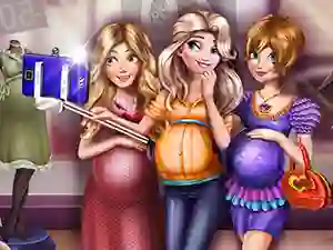 Spel Princesses Pregnant Selfie online