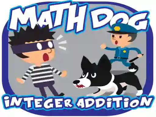 Spel Math Dog Integer Addition online