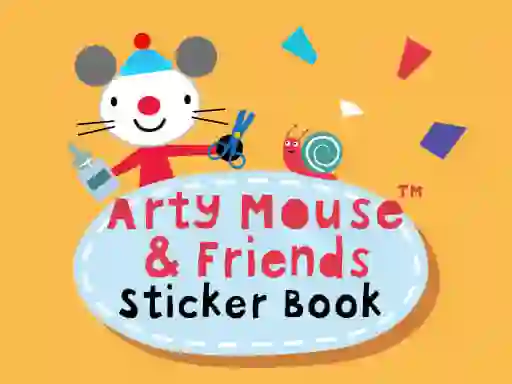 Spel Arty Mouse & Friends Sticker Book online