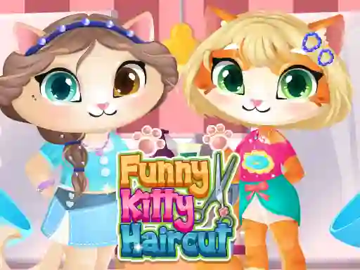 Spel Funny Kitty Haircut online