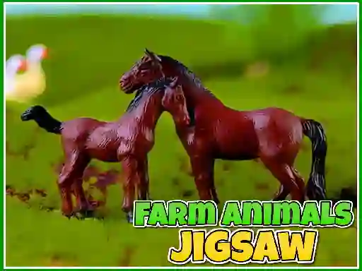 Spel Farm Animals Jigsaw online