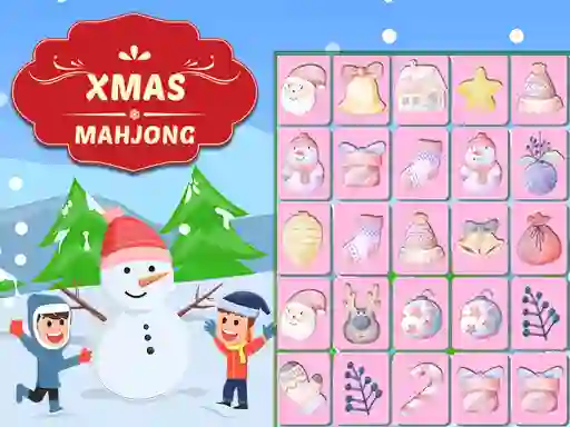 Spel Xmas Mahjong online