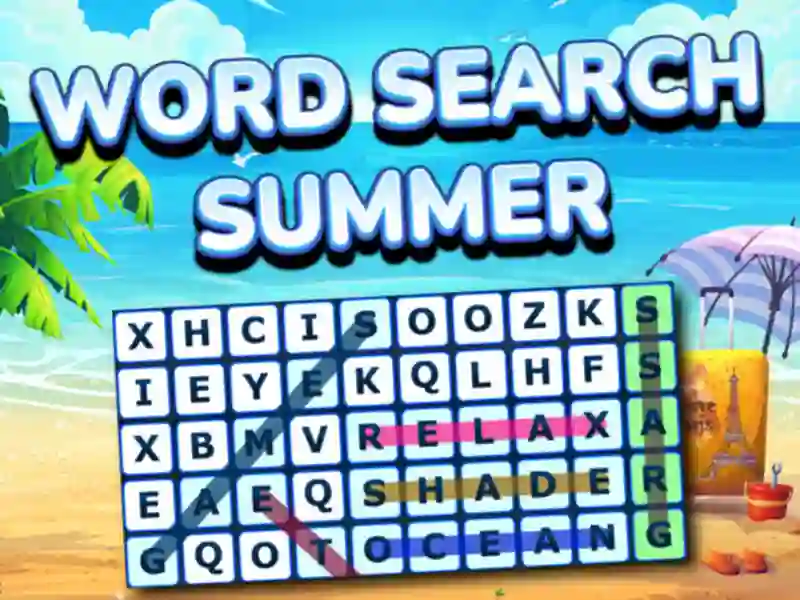 Spel Word Search Summer online
