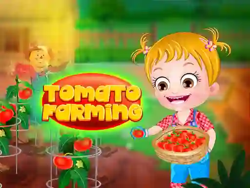 Spel Baby Hazel. Tomato farming online