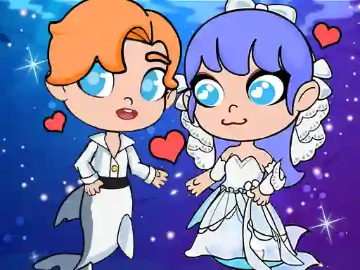 Spel Mermaid Wedding World online