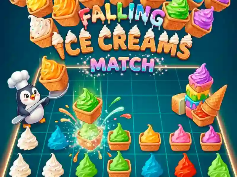 Spel Falling Ice Creams Match online