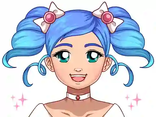 Spel Kawaii Magical Girl Dress Up Game online