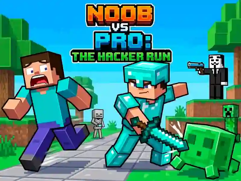 Spel Noob vs Pro Help Hacker danger Hacker online