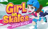 Spel Girl on Skates Paper Blaze online