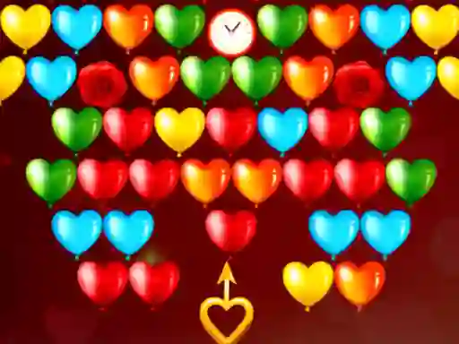 Spel Bubble Shooter Valentines online