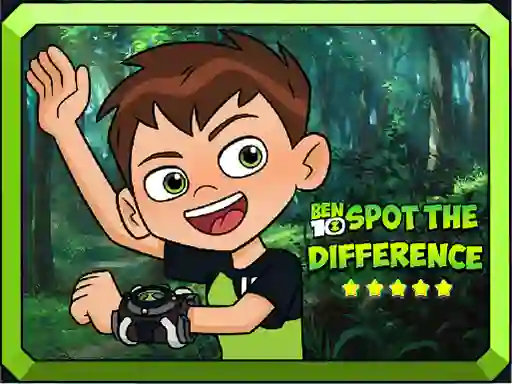 Spel Ben 10 Spot the Difference online