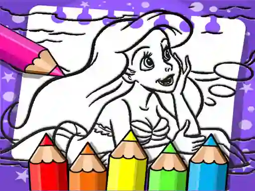 Spel Ariel The Mermaid Coloring Book online