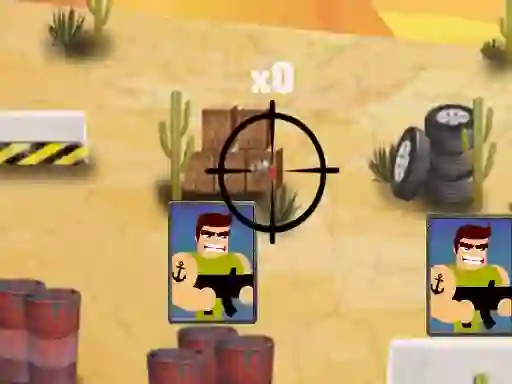 Spel 2D War Friends Shooting online