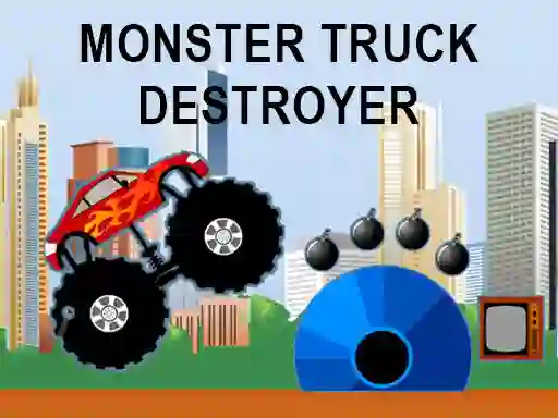 Spel Monster truck destroyer online