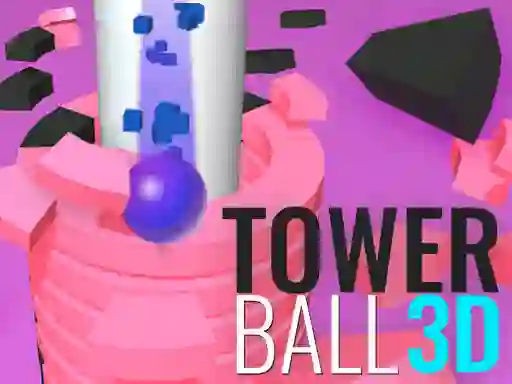 Spel Tower Ball 3d online
