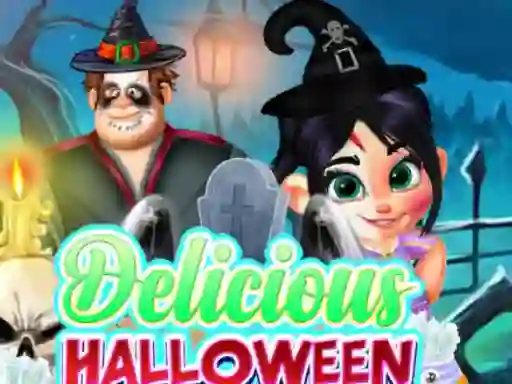 Spel Delicious Halloween Cupcake online