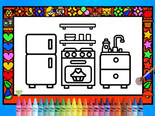 Spel Color and Decorate Rooms online