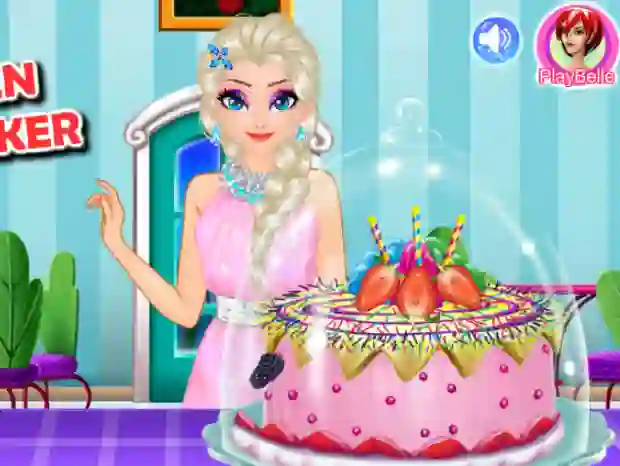 Spel Ice queen royal baker online