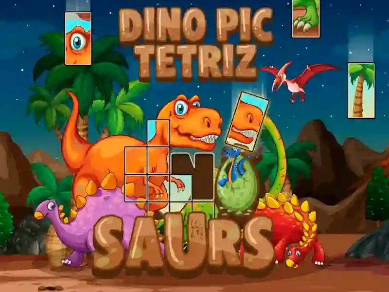 Spel Dino Pic Tetriz online