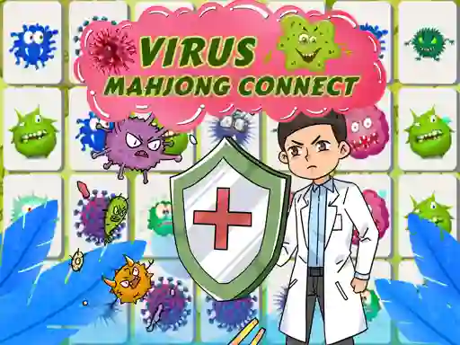 Spel Virus Mahjong Connection online