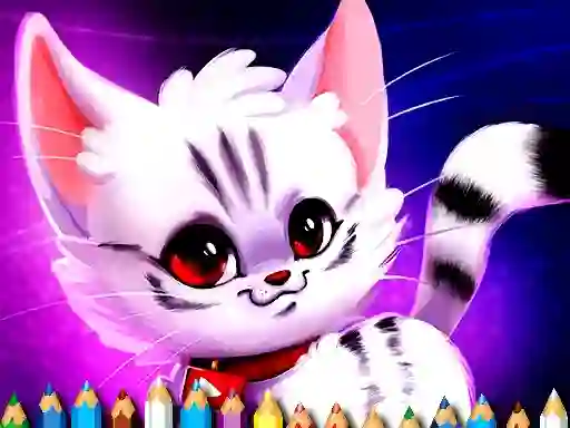 Spel Cute Kitty Coloring online