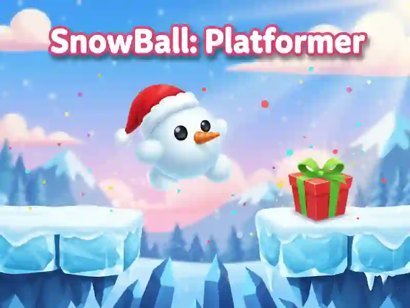 Spel SnowBall: Platformer online
