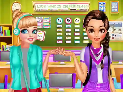 Spel  Modern Girls Collage Day online