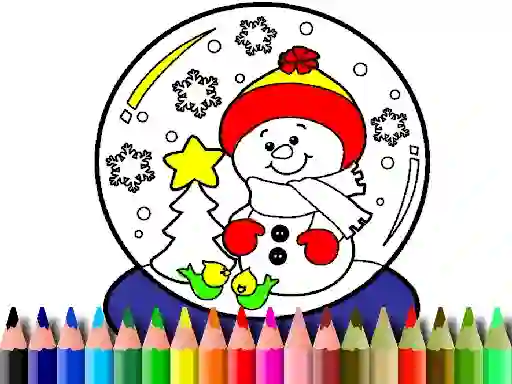 Spel Back To School: Christmas Coloring Book online