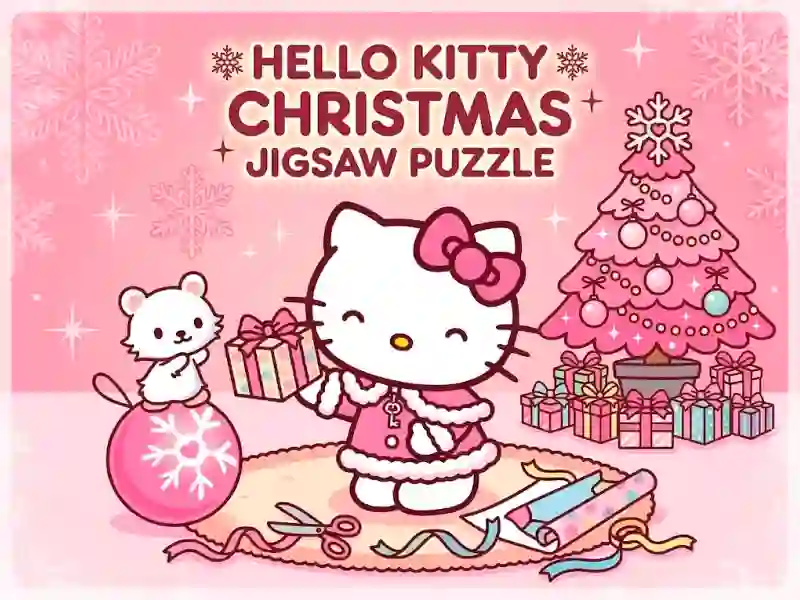 Spel Hello Kitty Christmas Jigsaw Puzzle online