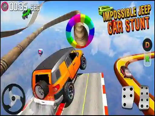 Spel GT Jeep Impossible Mega Dangerous Track online