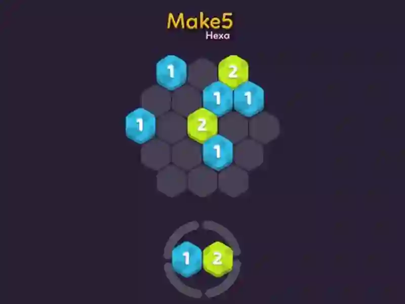 Spel Make 5 Hexa online