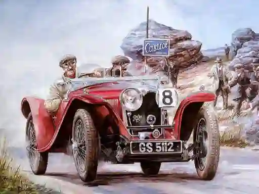 Spel Vintage Cars Puzzle online