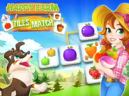 Spel Happy Farm Tiles Match online