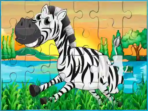 Spel Happy Animals Jigsaw online