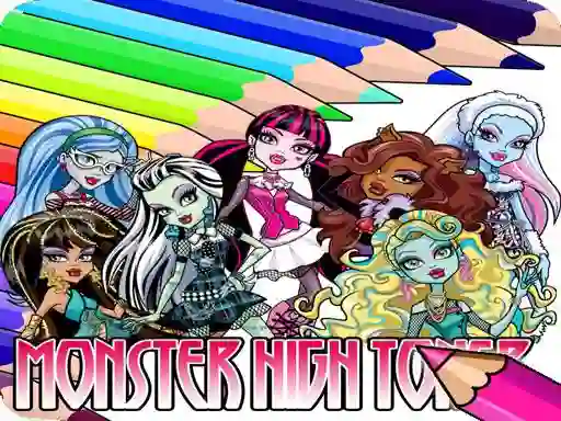Spel Coloring Book for Monster High online