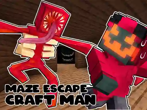 Spel Maze Escape: Craft Man online