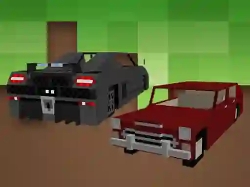Spel Blockcraft Cars Jigsaw online